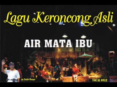 Keroncong liedjes : Air Mata Ibu door Subardja HS