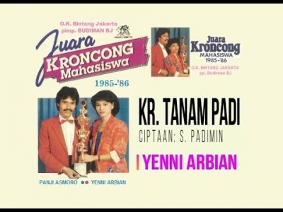 Keroncong liedjes : Tanam Padi gezongen door Yenni Arbian