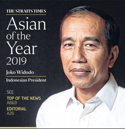 Jokowi werd gekozen als een Aziatische figuur 2019