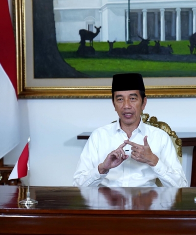 President Jokowi benadrukte dat hij niet van plan is de PSBB te versoepelen