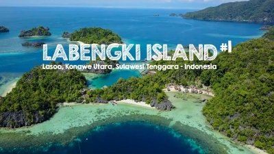 Labengki Eiland  in het Provincie Zuidoost-Sulawesi