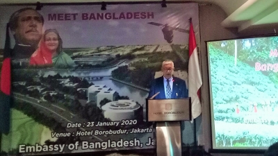 Majoor-generaal Azmal Kabir, ambassadeur van de Volksrepubliek Bangladesh in Indonesië, roept Indonesië op meer te investeren in Bangladesh
