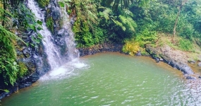 Ciangin-waterval in Subang, West-Java