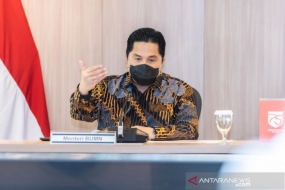Chief Executive van The Committee for Handling COVID-19 and National Economic Recovery (KPCPEN) Erick Thohir