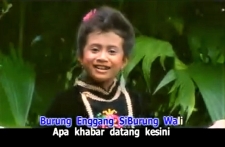 Volksliedje uit Oost Kalimantan :  Burung Enggang gezongen door Dinda Effendy