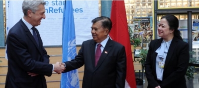 Jusuf Kalla zinspeelde op het oplossen van het Rohingya-probleem bij het voldoen aan de UNHCR