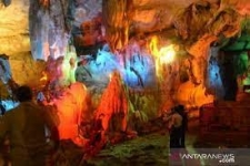 La grotte de Putri à Sumatra du sud