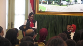L’Association des notaires indonésiens (INI) invite le président à assister au Congrès international du notaire