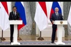 La remarque complète de Poutine lors de sa rencontre avec Jokowi qui apporte le message de Zelensky