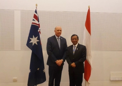 Mahfud a rencontré le ministre des Affaires intérieures de l&#039;Australie pour discuter du terrorisme en Indonésie