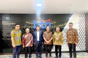 L&#039;Institut indonésien de financement des exportations (LPEI) ou Indonesia Eximbank a tenu une réunion intensive avec les dirigeants du secteur bancaire pour renforcer le soutien aux exportateurs indonésiens, tant les PME que les entreprises, à Jakarta, mercredi (27/3/2024) (ANTARA/HO-LPEI)