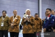 La ministre de la Main-d&#039;œuvre Ida Fauziyah (trois à gauche) a donné des encouragements aux délégués indonésiens qui ont participé au concours ASEAN Worldskill à Singapour, samedi (22/7/2023).  ANTARA/HO-Ministère de la Main-d&#039;œuvre/pri.