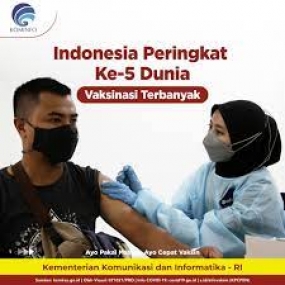Ministère des Finances : le taux de vaccination de l&#039;Indonésie se classe au 5e rang mondial