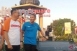 Ministre du Tourisme et de l&#039;Économie créative Sandiaga Uno (à droite) lors d&#039;une visite à Belitung, Babylone. ANTARA/Apriliansyah