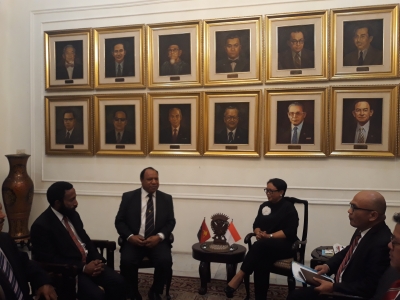 La ministre indonésien des Affaires étrangères et son homologue de la Papouasie-Nouvelle-Guinée discuteront des questions frontalières
