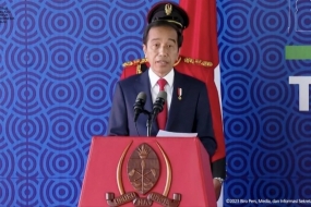 Capture d&#039;écran - Le président indonésien Joko Widodo (Jokowi) prononce une déclaration de presse en République-Unie de Tanzanie qui est diffusée en ligne via YouTube du Secrétariat présidentiel à Jakarta, mardi (22/8/2023). (ANTARA/Andi Firdaus)