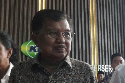 Le vice-président Jusuf Kalla s&#039;est rendu mardi dans la région de PT Berikat Nusantara, à Jakarta (23/04/2019)