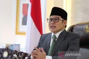 ARCHIVES - Vice-président de la RPD de la République d&#039;Indonésie pour les affaires de Korkesra Abdul Muhaimin Iskandar.  ANTARA/HO-Relations publiques de la RPD