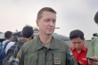 Chef du détachement Pegase 23, le lieutenant-colonel Henri au terminal sud de l&#039;aéroport Halim Perdana Kusuma, Jakarta, mercredi (26/7/2023). (ANTARA/Narda Margaretha Sinambela)