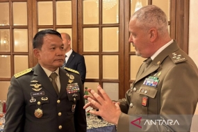 Le chef d&#039;état-major de l&#039;armée indonésienne (AD), le général Dudung Abdurachman, a rendu une visite de courtoisie au chef d&#039;état-major de l&#039;armée italienne, le général de corps d&#039;armée Pietro Serino, à Rome, en Italie, lundi (29/5/2023).