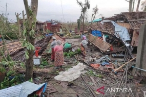 Indonésie et l&#039;ASEAN effectuent une évaluation post-catastrophe du cyclone Mocha Myanmar