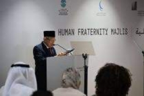 Le vice-président a dit que la contribution à la paix était l’ADN de la politique étrangère indonésienne