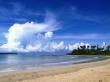 La  plage de Lagundri, située sur l&#039;île de Nias, dans la province de Sumatra Nord.