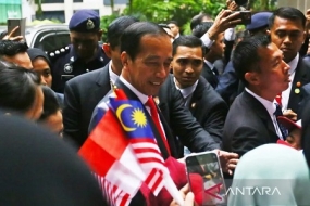 Président Joko Widodo espère que les négociations sur la frontière entre la République d&#039;Indonésie et la Malaisie seront achevées à son époque