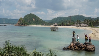 La plage Seger à Lombok.