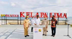 Präsident Joko Widodo weihte die Planung des Gebiets Kupang , Ostnusa Tenggara ein
