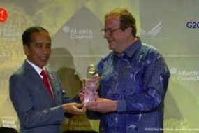 Präsident Joko Widodo erhält den Global Citizen Award