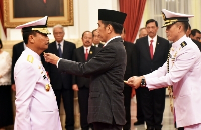 Der Präsident ernennt Admiral Siwi Sukma Adji zum Stableiter Indonesischen Seestreitkräfte