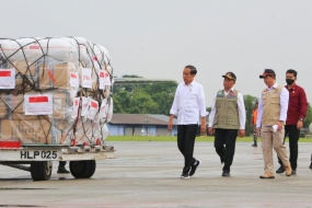 Präsident Joko Widodo hat die indonesische Hilfe für die Türkei eingeweiht.