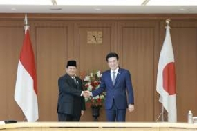 Indonesiens Verteidigungsminister trifft den japanischen Verteidigungsminister