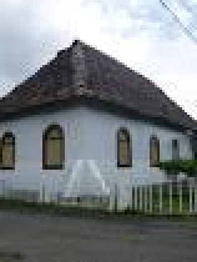 Die alte Kirche Immanuel in Molukken