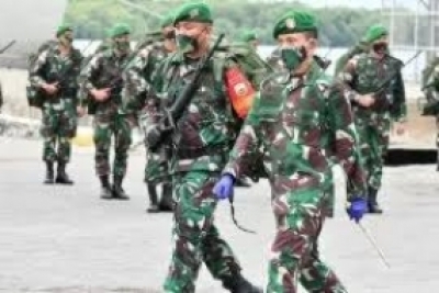 TNI baut Grenzgebiet-Infrastruktur  durch das TMMD Programm