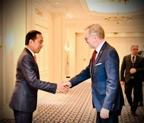 Präsident Jokowi erhielt einen offiziellen Besuch vom tschechischen Premierminister Petr Fiala