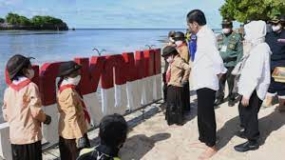 Präsident Jokowi erinnert daran, die Korallenriffe in Wakatobi zu schützen