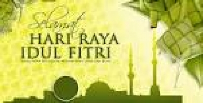 Verschiedene Spezialitäten zu Idul Fitri,  auch Lebaran genannt, in Indonesien