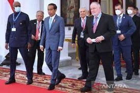 Präsident Joko Widodo eröffnet das Kick-Off-Meeting des 10. Weltwasserforums