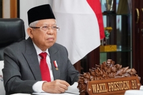 Der Vizepräsident fordert Santri auf,an Realisierung des goldenen Indonesien 2045 teilzunehmen