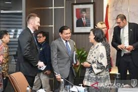 Indonesische Finanzministerin  nimmt den Besuch des US-ASEAN-Geschäftsrats entgegen