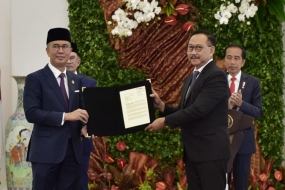 Der Präsident Indonesiens und der Premierminister Malaysias waren Zeuge der Übergabe des IKN Nusantara LoI