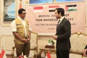 Indonesische humanitäre Hilfe für Palästina trifft in Ägypten ein
