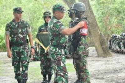 600 indonesische Soldaten sichern die indonesisch-papua-neuguinesische Grenze
