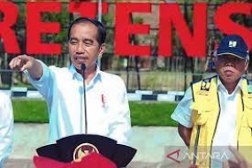 Präsident weiht mehrere Hochwasserschutz-Infrastrukturprojekte in West-Java ein