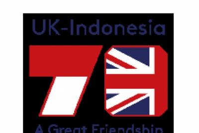Logo 70 tahun hubungan Indonesia-Inggris (Kedubes Inggris di Jakarta)