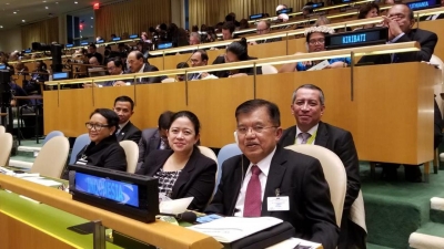 Wapres Jusuf Kalla Wakili Indonesia pada Sidang Majelis Umum PBB ke 73