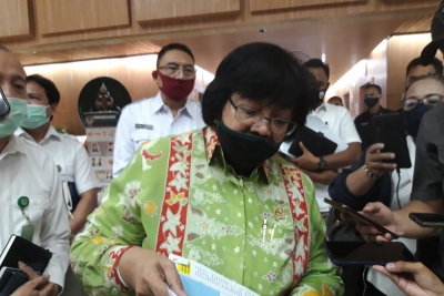Menteri Lingkungan Hidup dan Kehutanan (LHK) Siti Nurbaya Bakar  Antara
