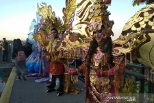 Beberapa contoh kostum yang akan digunakan pada perhelatan Solo Batik Carnival 2019